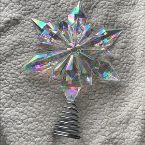 Iridescent Star Tree Topper